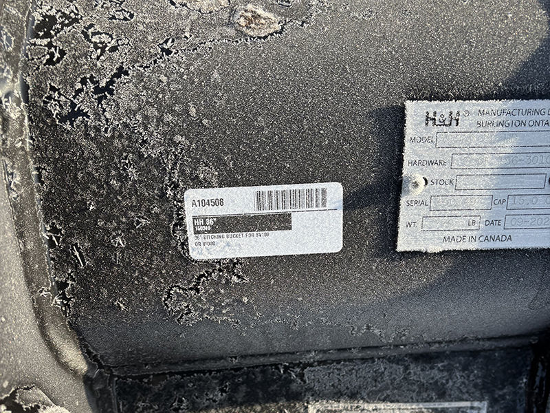 2024 H&H MANUFACTURING 36 INCH DITCHING BUCKET