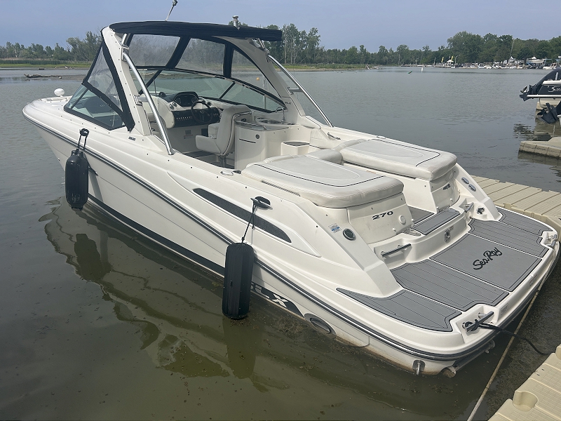 2008 SEA RAY 270 SLX BOWRIDER BOAT AND TRAILER