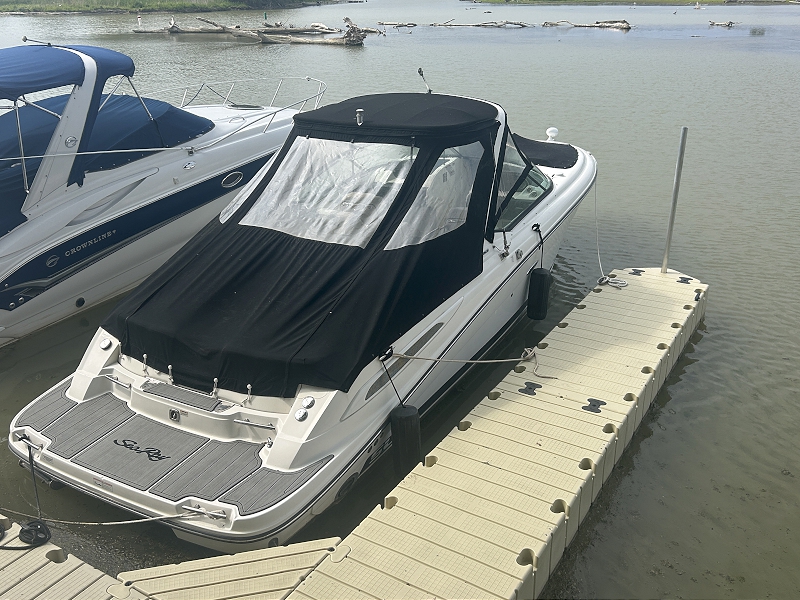 2008 SEA RAY 270 SLX BOWRIDER BOAT AND TRAILER
