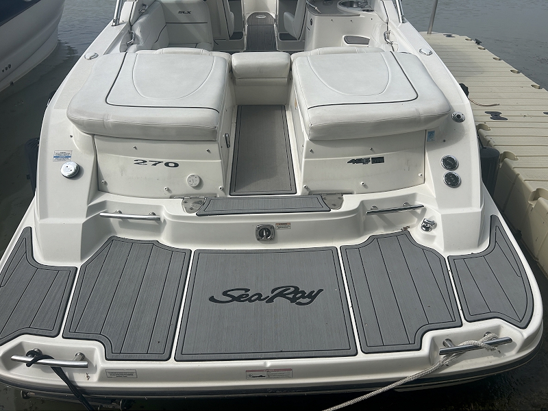 2008 SEA RAY 270 SLX BOWRIDER BOAT AND TRAILER