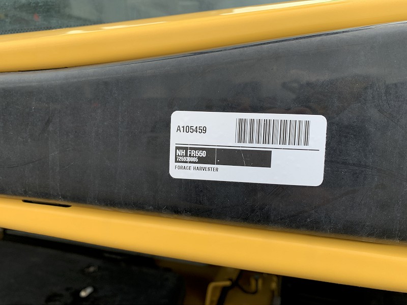 2019 NEW HOLLAND FR550 FORAGE HARVESTER