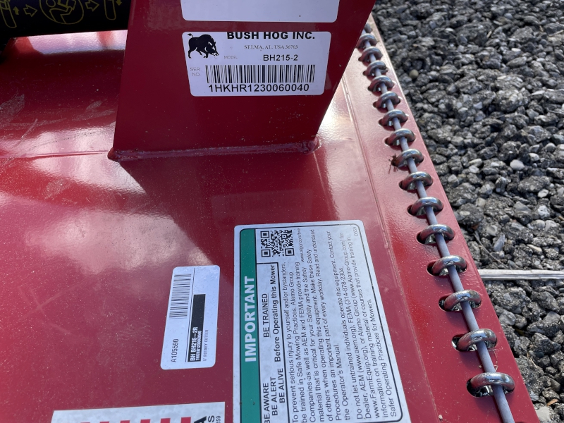 2024 BUSH HOG BH215 ROTARY CUTTER