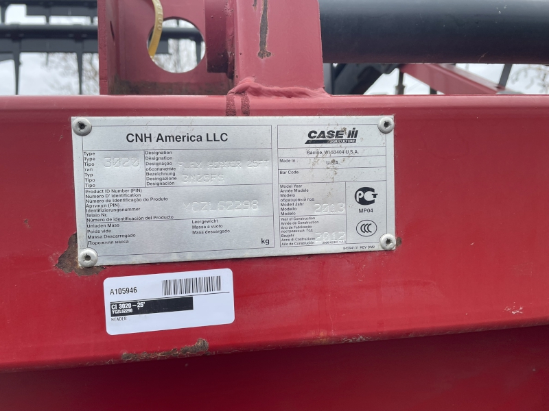 2012 CASE IH 3020 FLEX HEADER