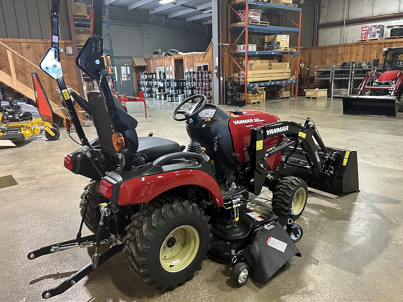 2025 YANMAR SA223 TRACTOR WITH LOADER AND MOWER