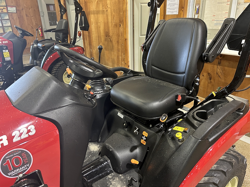 2025 YANMAR SA223 TRACTOR WITH LOADER AND MOWER