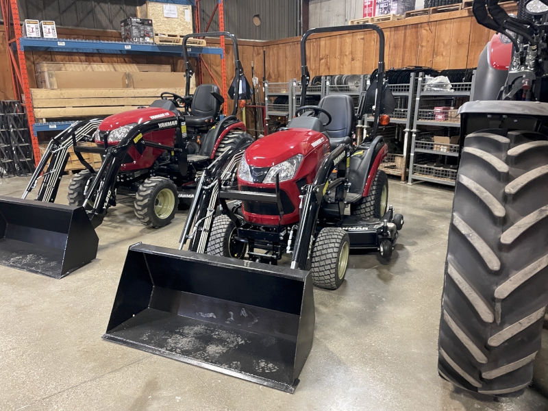 2025 YANMAR SA223 TRACTOR WITH LOADER AND MOWER