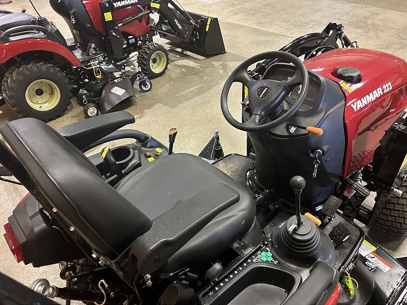 2025 YANMAR SA223 TRACTOR WITH LOADER AND MOWER