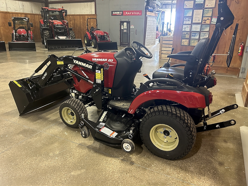 2025 YANMAR SA223 TRACTOR WITH LOADER AND MOWER