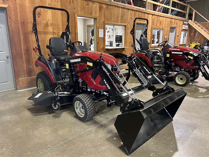 2025 YANMAR SA223 TRACTOR WITH LOADER AND MOWER