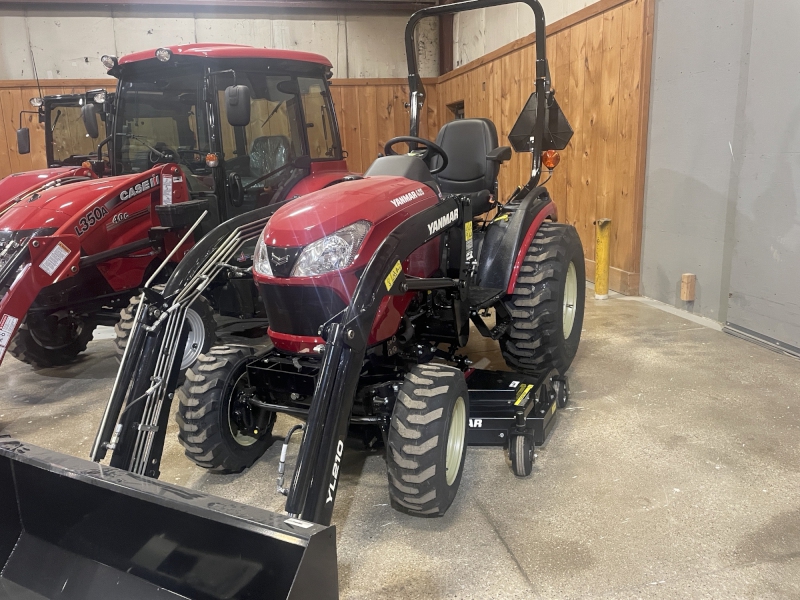 2025 YANMAR SA425 TRACTOR WITH LOADER AND MOWER