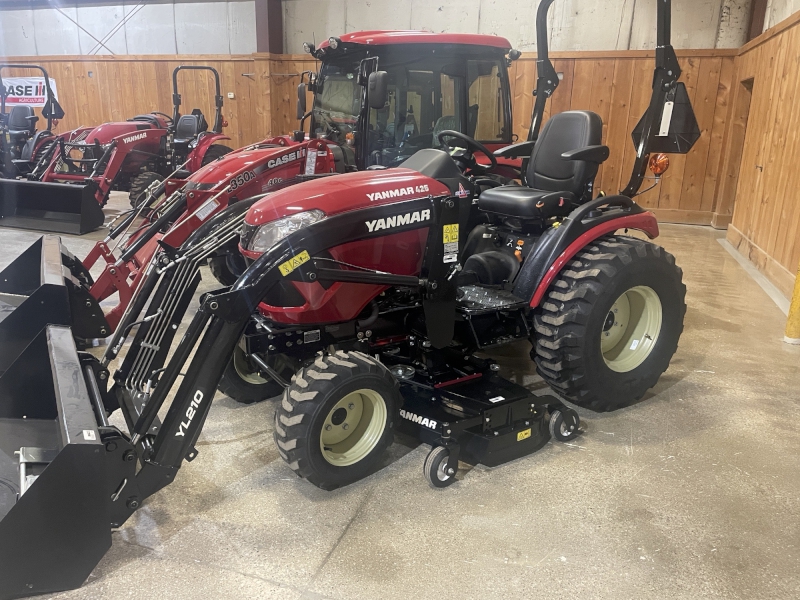 2025 YANMAR SA425 TRACTOR WITH LOADER AND MOWER