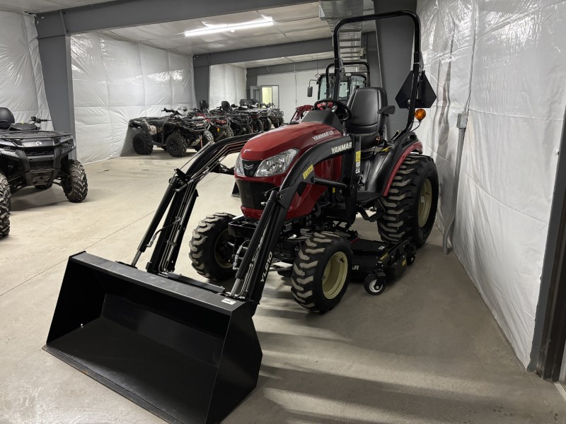 2025 YANMAR SA425 TRACTOR WITH LOADER AND MOWER
