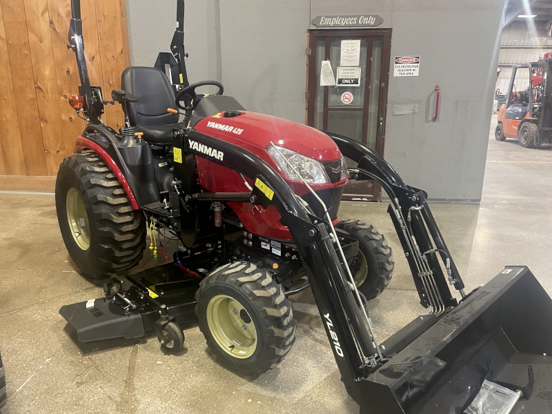 2025 YANMAR SA425 TRACTOR WITH LOADER AND MOWER