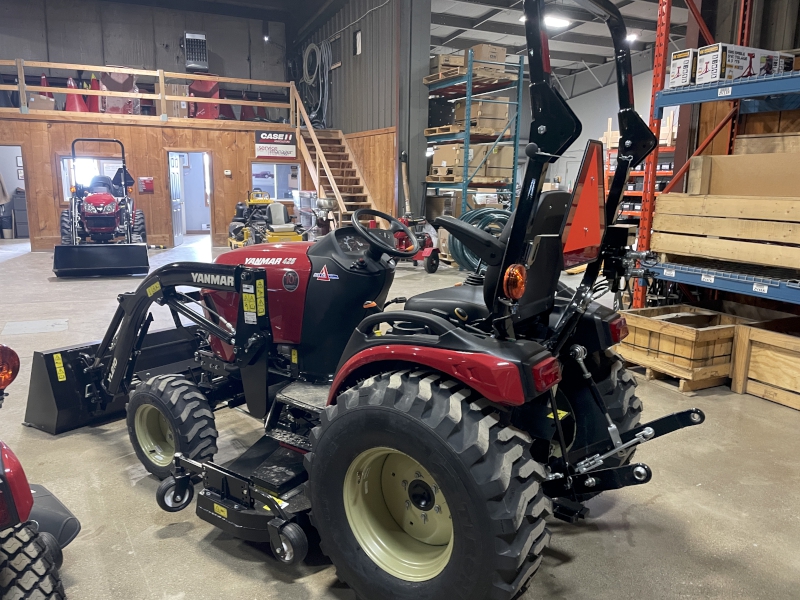 2025 YANMAR SA425 TRACTOR WITH LOADER AND MOWER