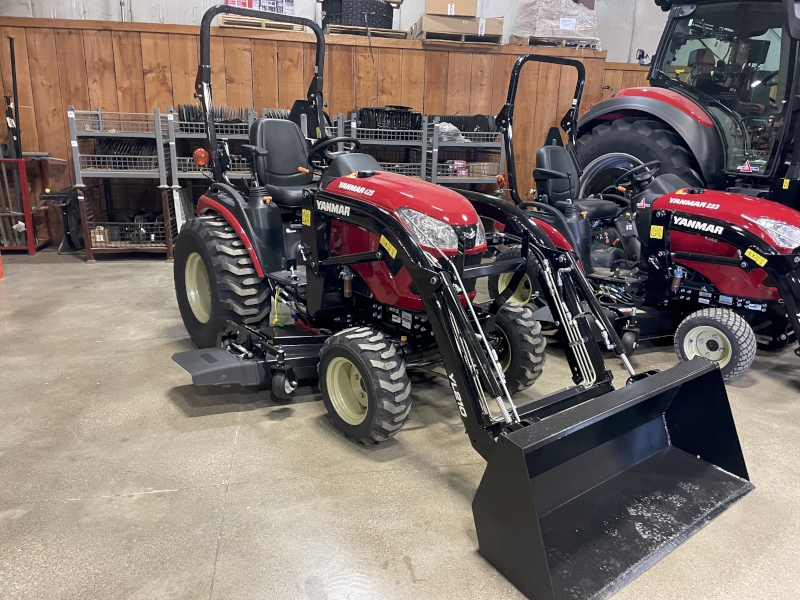2025 YANMAR SA425 TRACTOR WITH LOADER AND MOWER