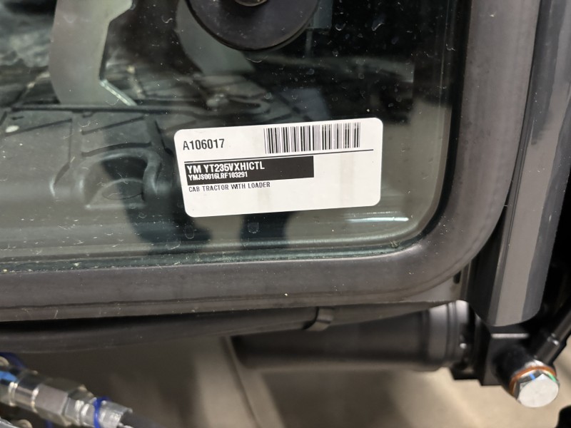 2025 YANMAR YT235 CAB TRACTOR WITH LOADER