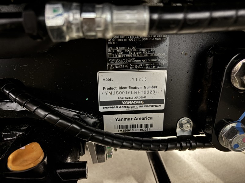 2025 YANMAR YT235 CAB TRACTOR WITH LOADER