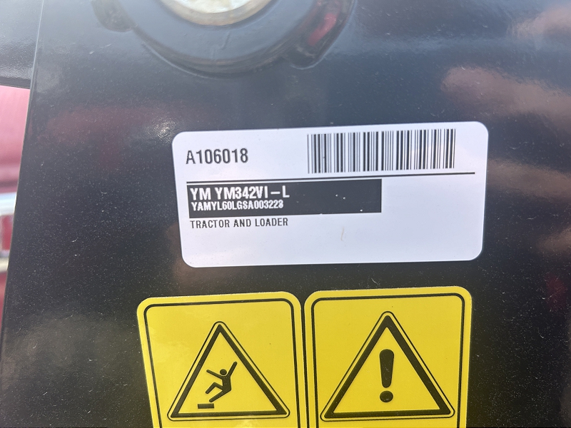 2025 YANMAR YM342 TRACTOR WITH LOADER