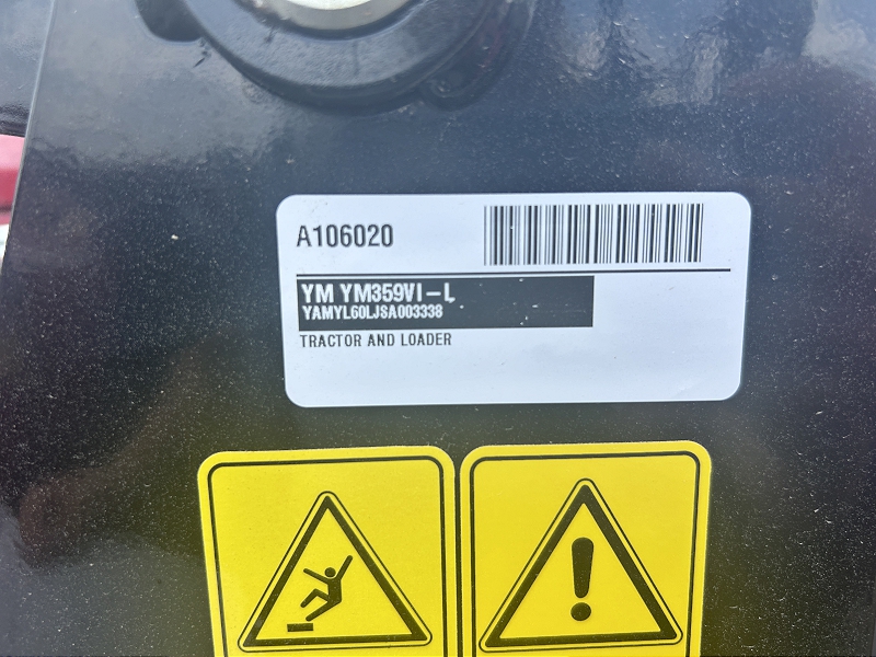 2025 YANMAR YM359 TRACTOR WITH LOADER