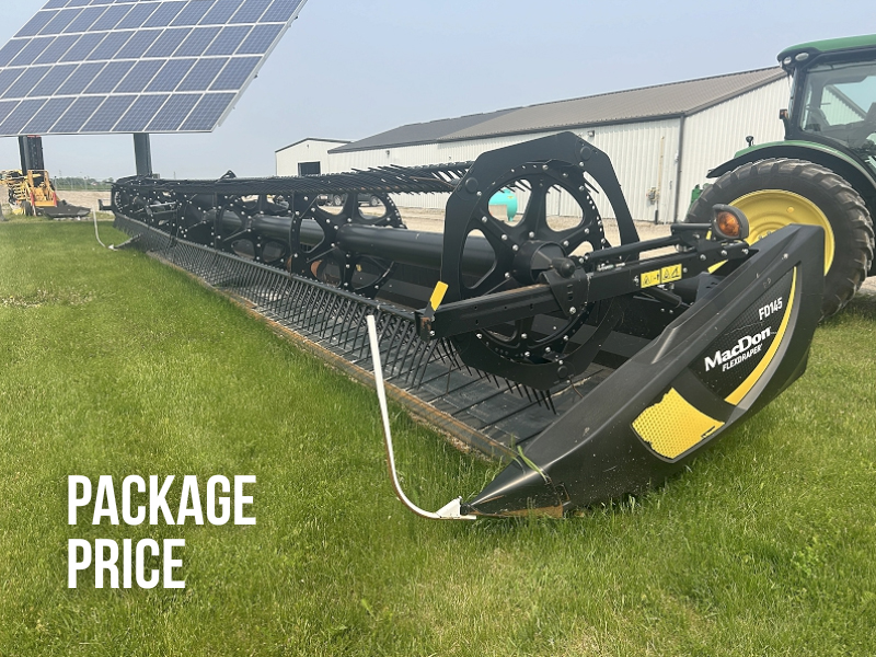 2020 MACDON FD145 DRAPER HEAD WITH CART