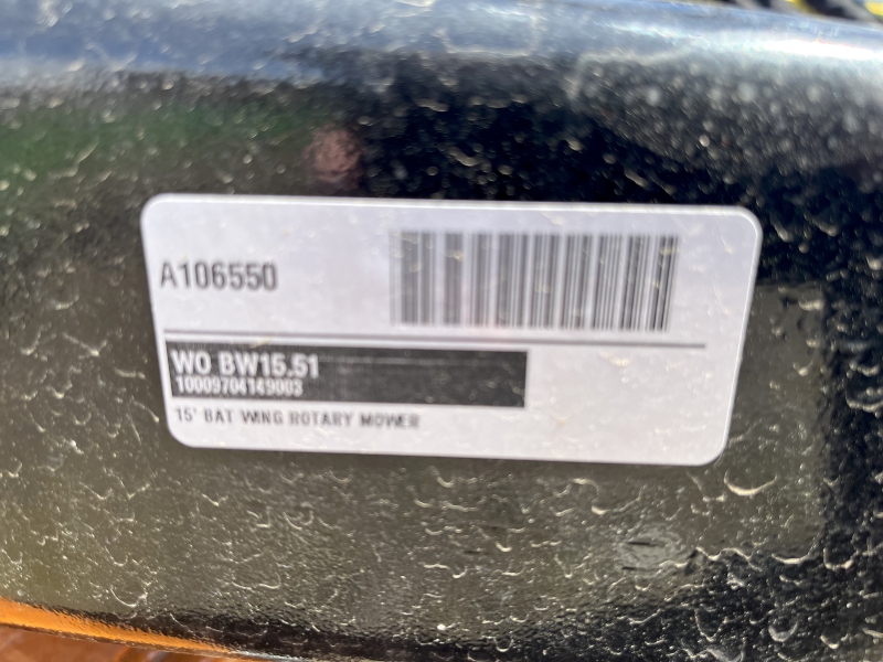 2025 WOODS BW15.52 BATWING ROTARY CUTTER