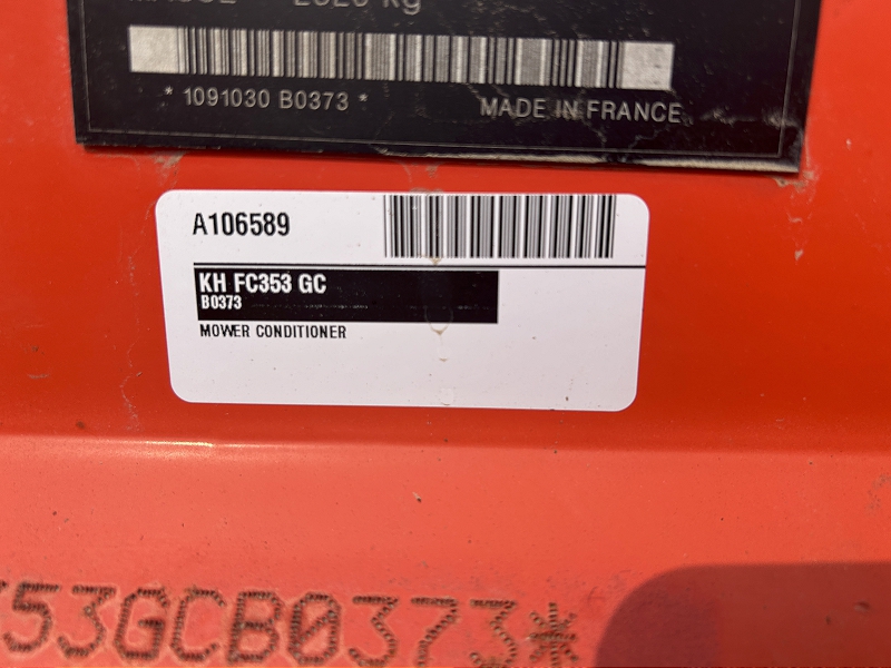 2011 KUHN FC 353 GC MOWER CONDITIONER