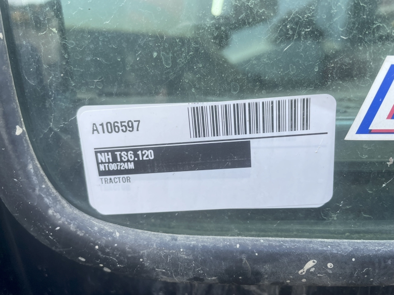 2016 NEW HOLLAND TS6.120 T4B TRACTOR