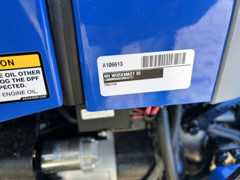 2025 NEW HOLLAND WORKMASTER 35 TRACTOR WITH LOADER