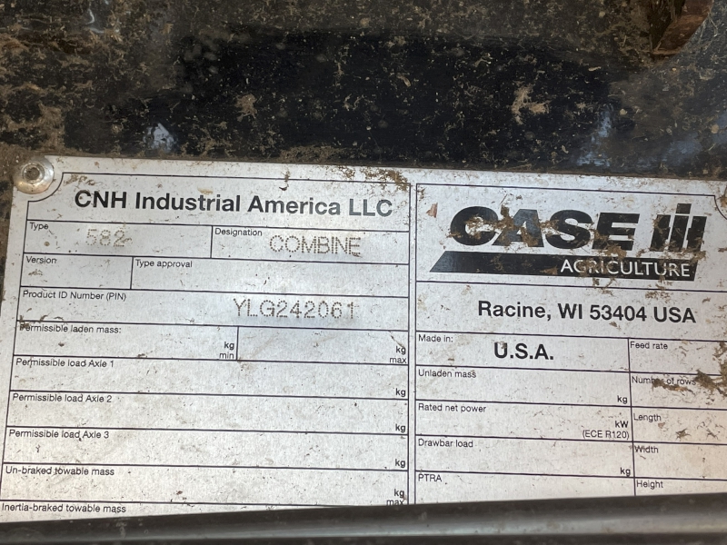 2020 CASE IH 8250 AXIAL FLOW COMBINE
