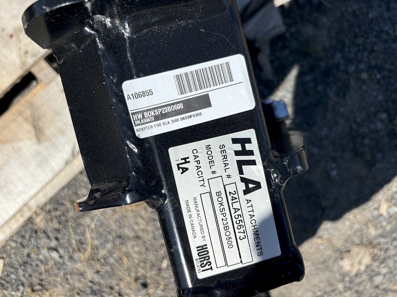 2024 HLA SNOW (HORST) BOKSP23BO500 ADAPTER-SKID STEER QUICK ATTACH