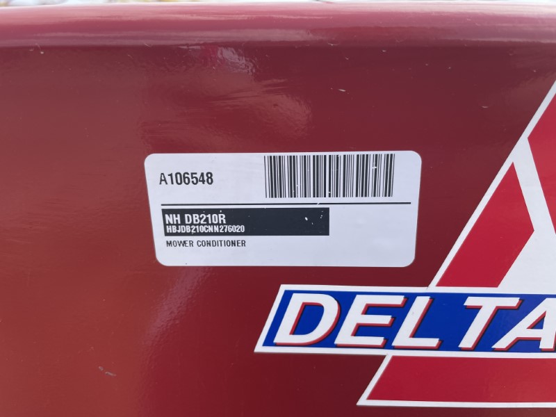2022 NEW HOLLAND DISCBINE 210 MOWER CONDITIONER