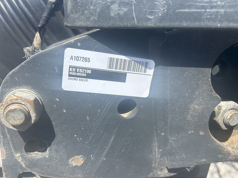 2011 KUHN VB2190 ROUND BALER