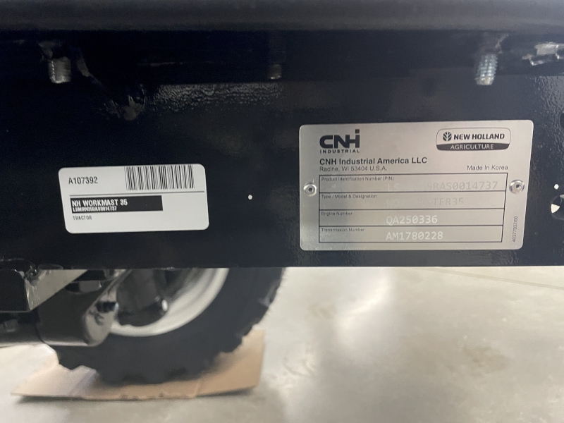 2026 NEW HOLLAND WORKMASTER 35 TRACTOR WITH LOADER