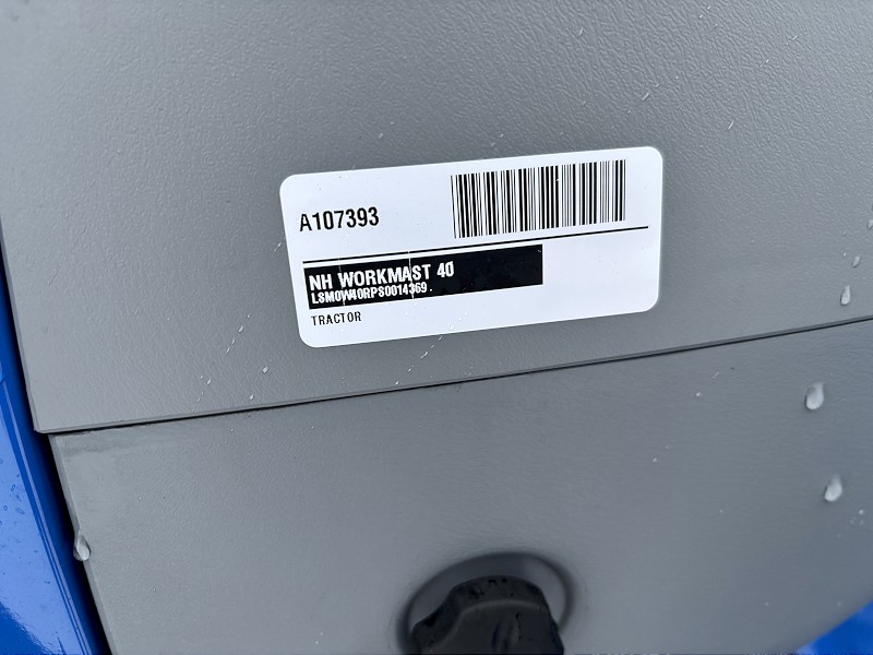 2026 NEW HOLLAND WORKMASTER 40 TRACTOR WITH LOADER