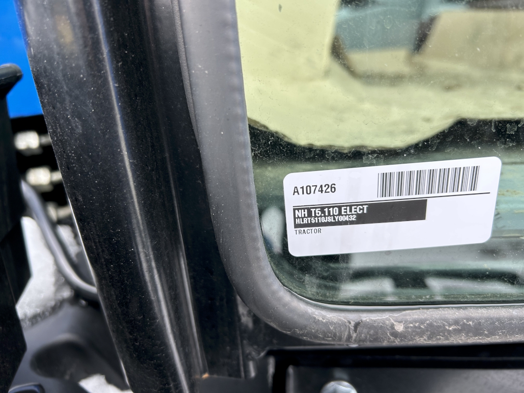 2026 NH T5.110 ELECTRO COMMAND TRACTOR