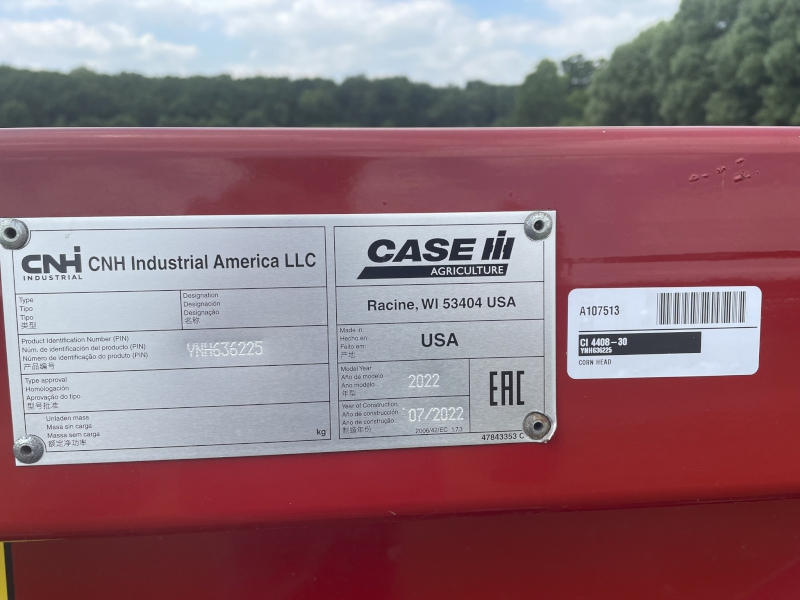 2022 CASE IH 4408 CORN HEAD