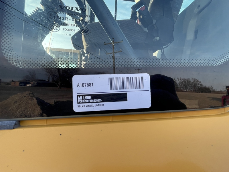 2019 VOLVO L90H WHEEL LOADER