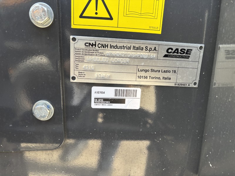 2026 CASE 421G Z-BAR COMPACT WHEEL LOADER