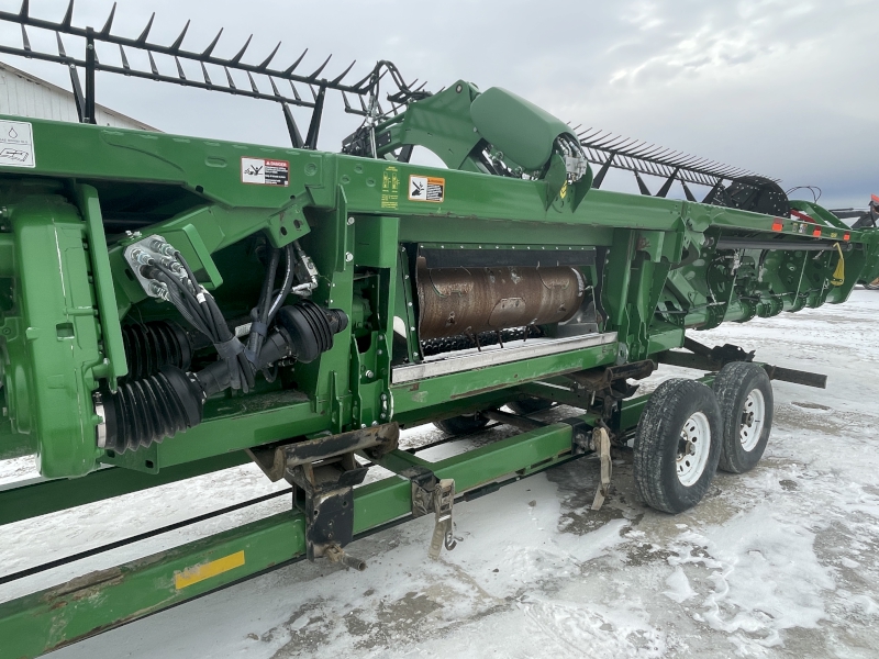 2021 JOHN DEERE RD45F FLEX DRAPER HEAD WITH CART