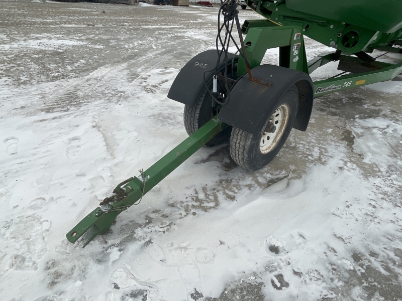 2021 JOHN DEERE RD45F FLEX DRAPER HEAD WITH CART