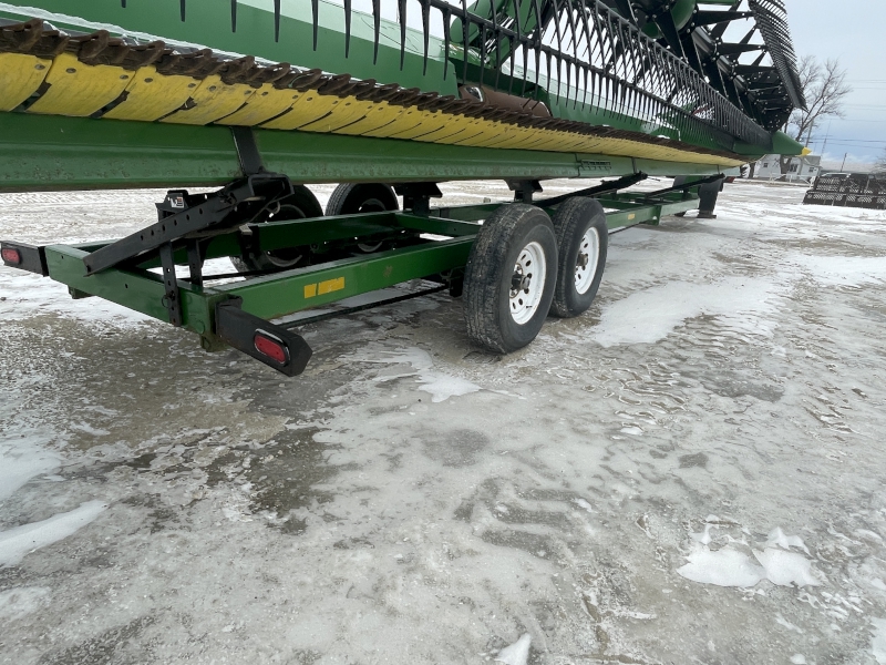 2021 JOHN DEERE RD45F FLEX DRAPER HEAD WITH CART