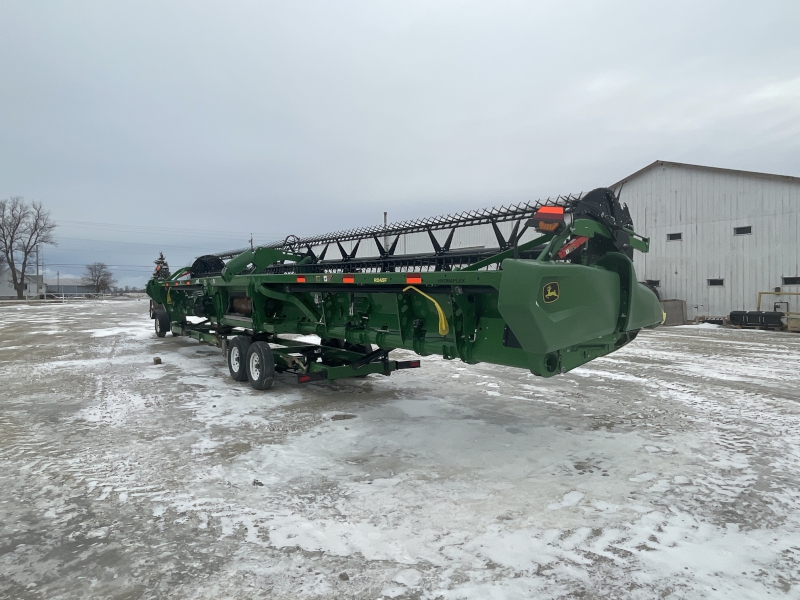 2021 JOHN DEERE RD45F FLEX DRAPER HEAD WITH CART