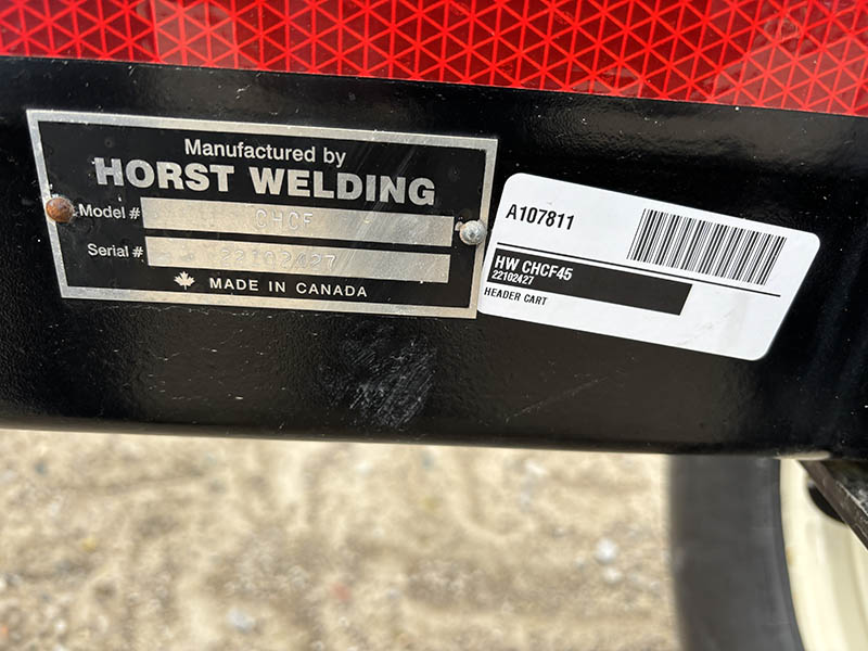 2022 HORST CHCF45 HEADER CART