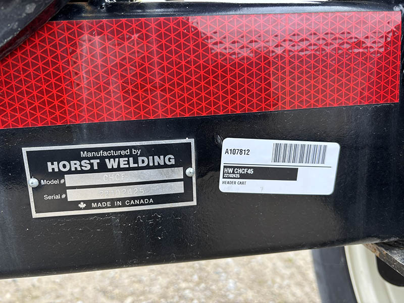 2022 HORST CHCF45 HEADER CART