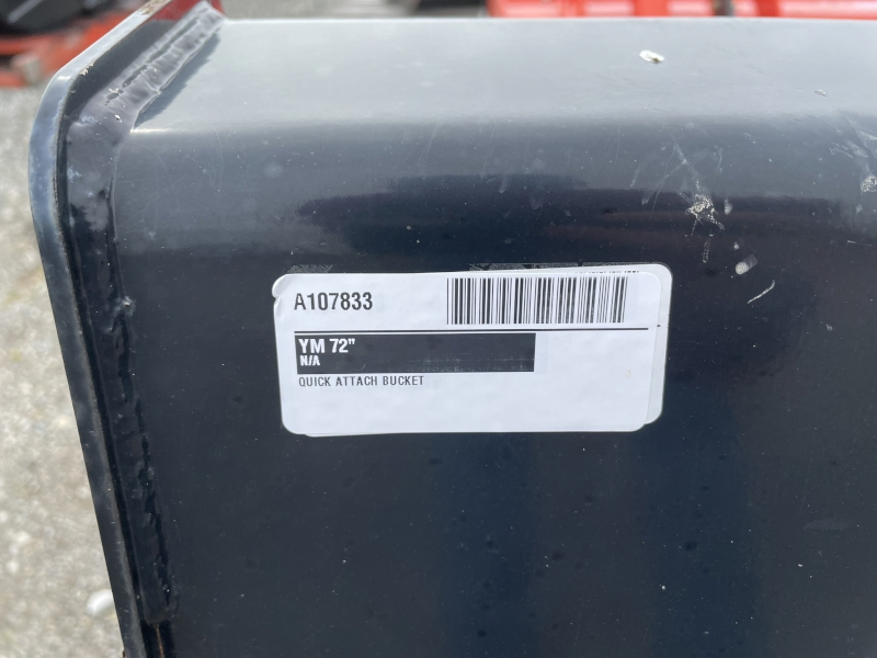 2022 YANMAR 72 INCH SKID STEER QUICK ATTACH BUCKET