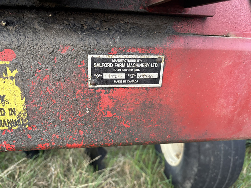 2005 SALFORD 570RTS VERTICAL TILLAGE