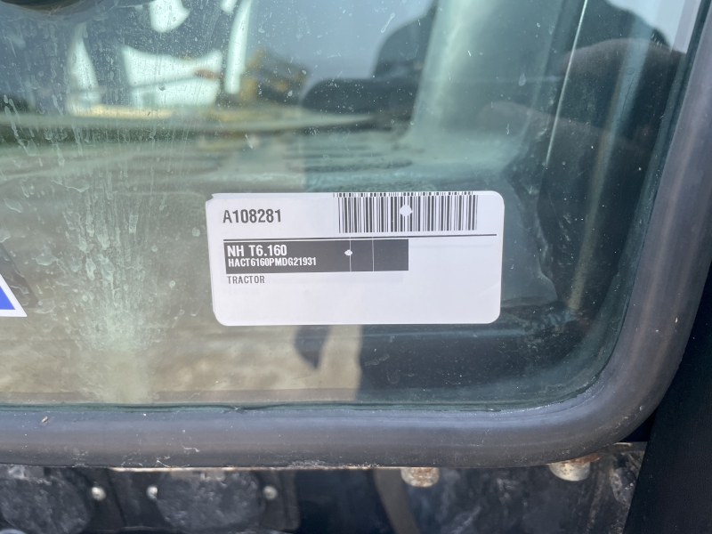 2022 NEW HOLLAND T6.160 TRACTOR