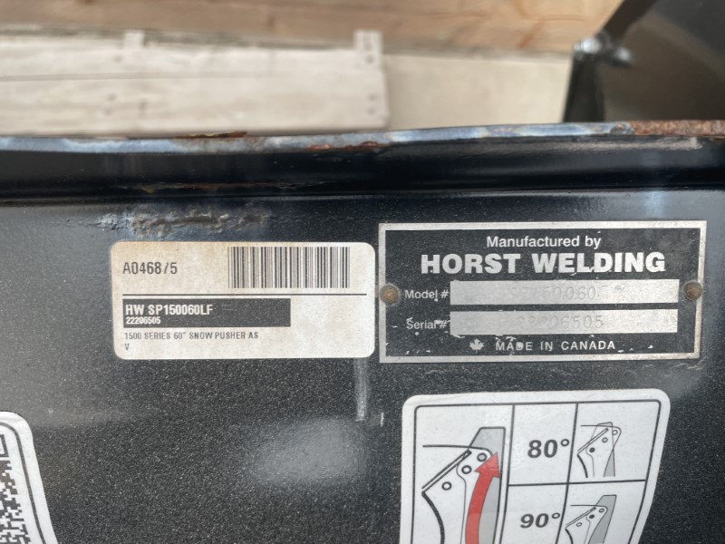 2019 HORST/HLA SNOW SP150060LF SNOW BLADE