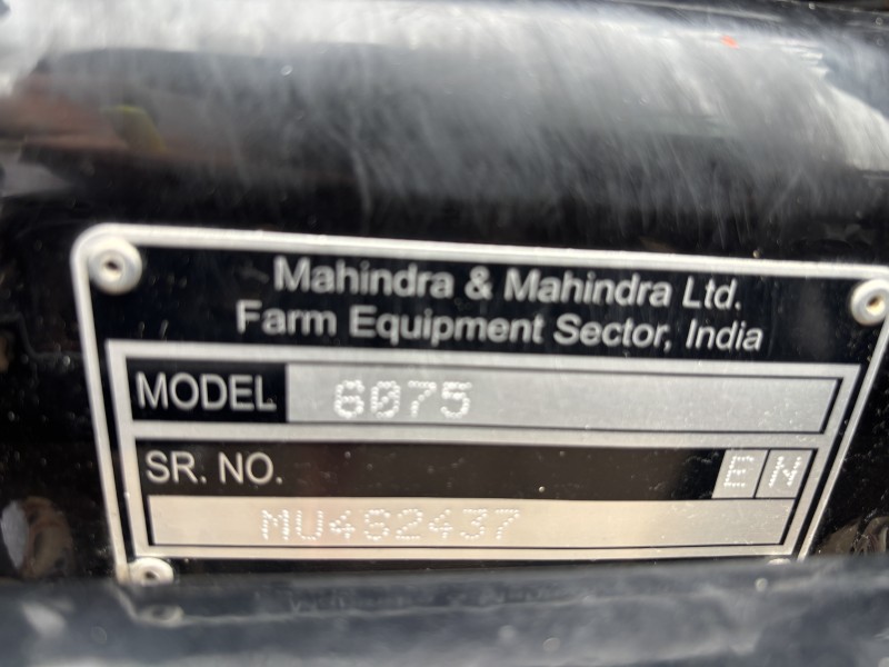 2023 MAHINDRA 6075 TRACTOR WITH LOADER
