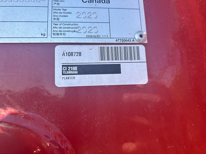 2020 CASE IH 2160 PLANTER